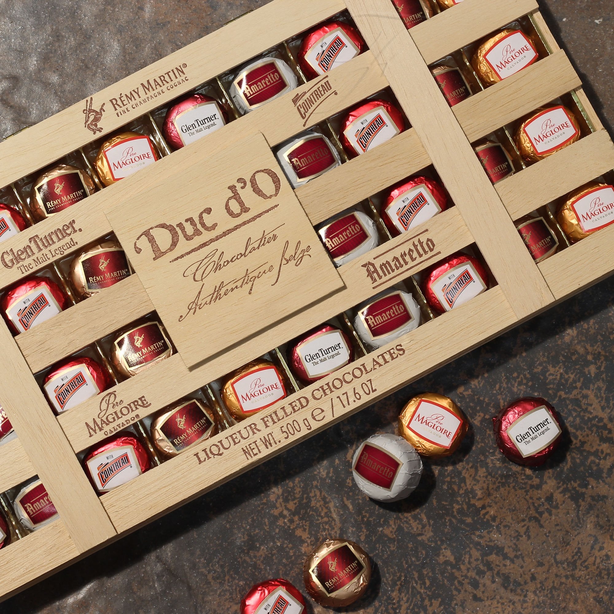 Socola nhân duc d’o chocolate hộp gỗ - 125gr / 250gr / 500gr