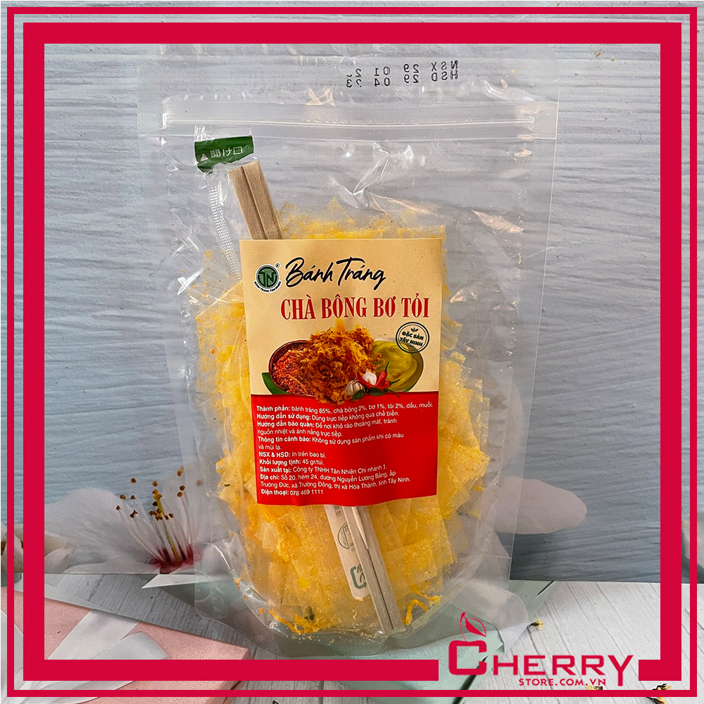 Bánh tráng trộn Tân Nhiên Chà bông bơ tỏi