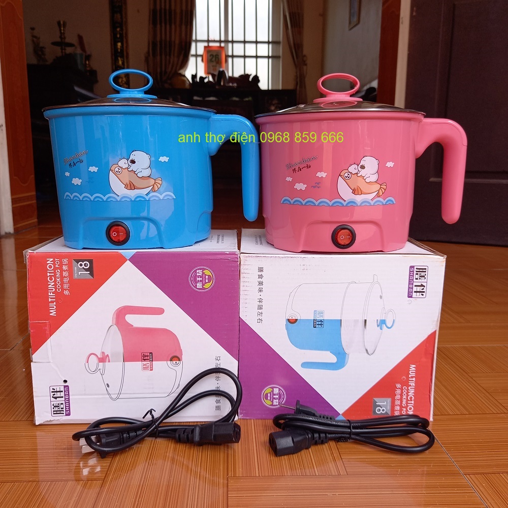 Nồi lẩu mini nấu mì - nồi lẩu đa năng 18cm