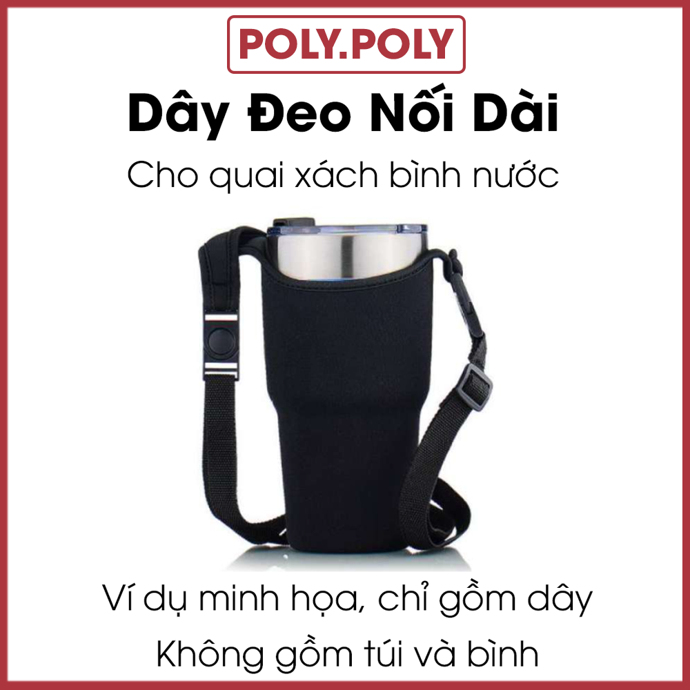 Dây đeo túi bình giữ nhiệt - dây nối dài túi bình nước