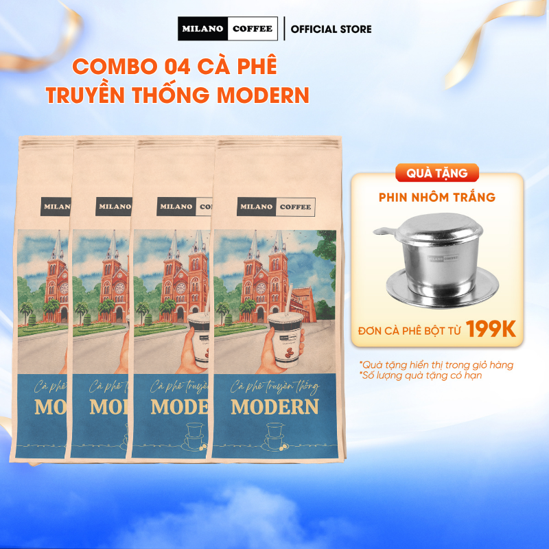 Combo of 4 Packs of Modern Traditional Coffee 250g