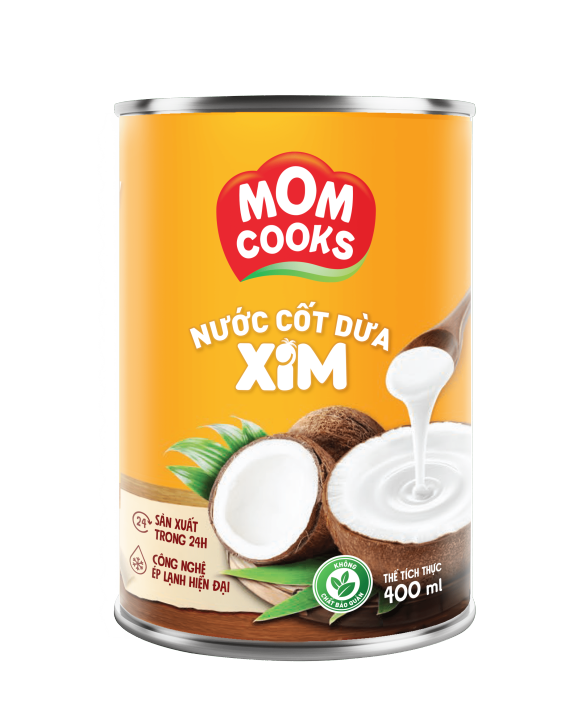 Nước cốt dừa Xim Mom cooks lon 400ml