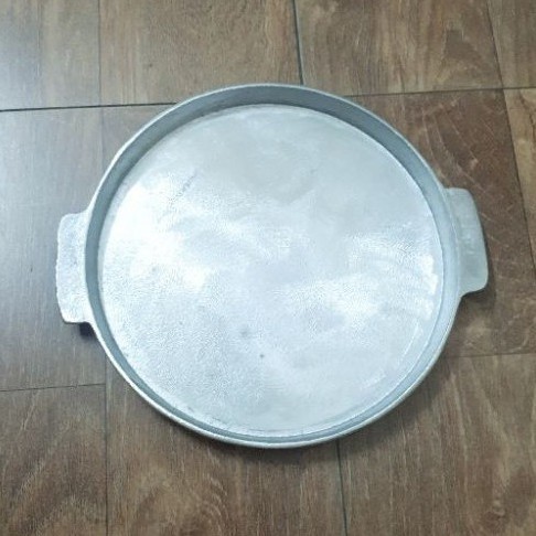 Chảo gang nướng thịt, nướng thức ăn size 23cm nông trơn