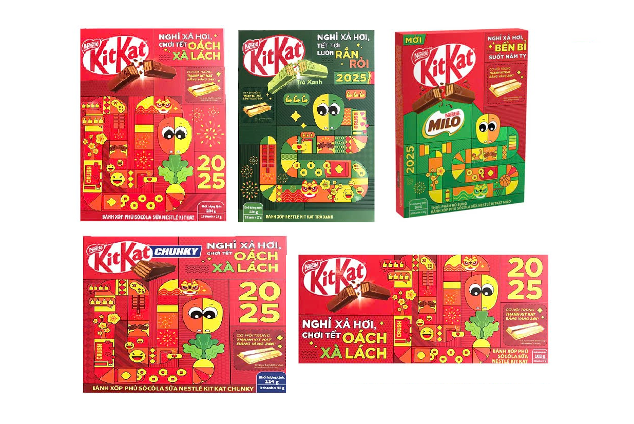 Sôcôla Nestlé KitKat Thái Lan Hộp Tết