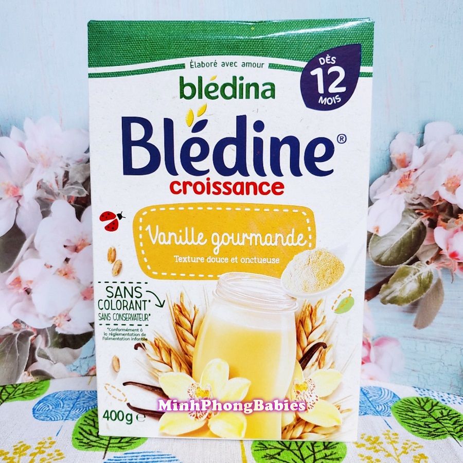 Bột pha sữa bledina 400g 12m vani gourmand