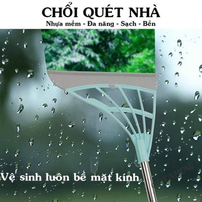 Chổi quét sàn kèm gạt nước thông minh silicon - chổi quét sàn đa năng thông minh