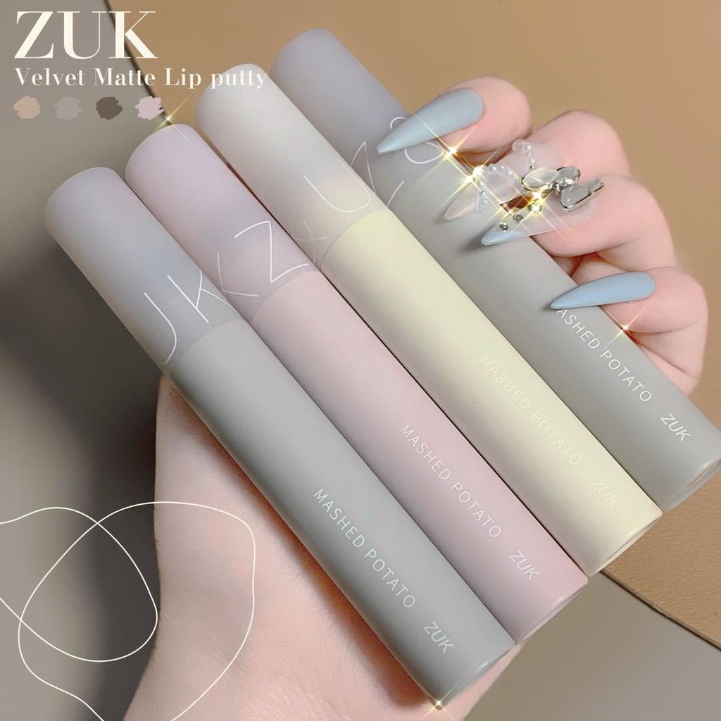 Son kem zuk bám màu mềm môi mashed potato zuk005