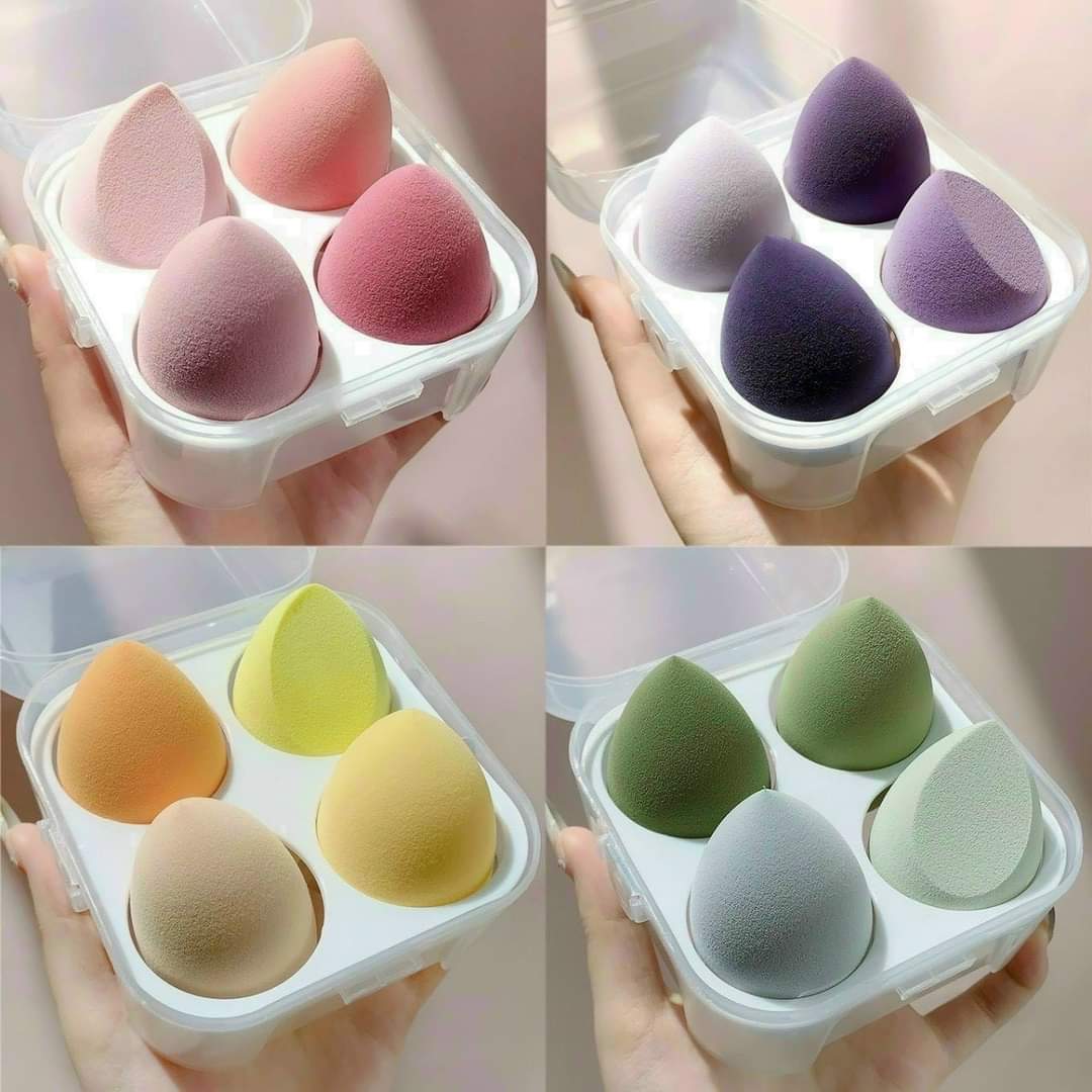 Mút trang điểm mềm và mịn thích hợp dùng với phấn phủ khô / phấn nước hoặc kem nền