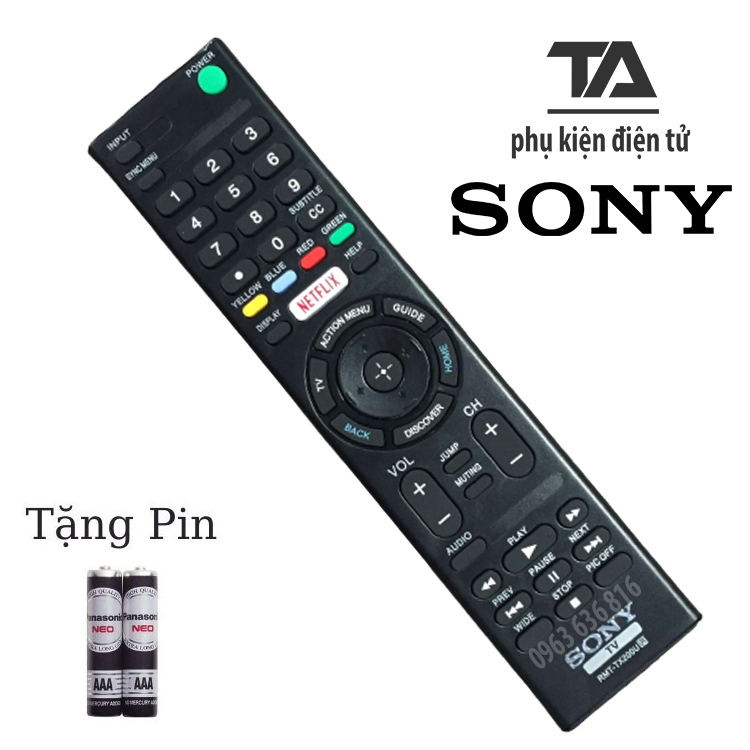 Điều khiển Tivi Sony RMT-TX200U - HÀNG MỚI