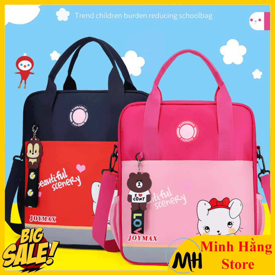 [CÓ MÃ GIẢM 20K] Balo 2 kiểu đeo cho học sinh tiểu học, Túi xách đeo chéo cao cấp cho bé gái sang trọng cho bé đi học, đi chơi, dã ngoại-Túi xách đựng đồ