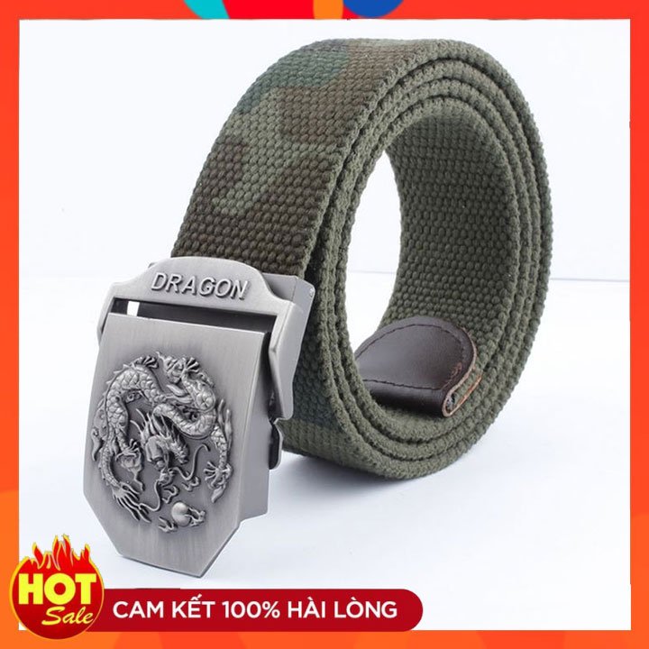 Thắt lưng nam vải dù vải bố bền chắc sang trọng lịch lãm siêu bền -HÀNG CHÍNH HÃNG