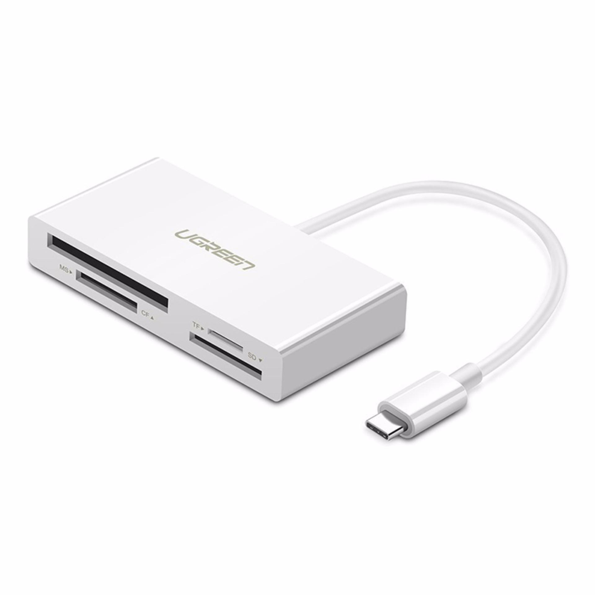 Đầu đọc thẻ usb type c ugreen 40444 cao cấp
