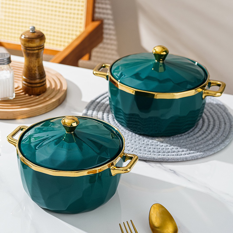 Thố đựng cơm,đựng canh bắng sứ