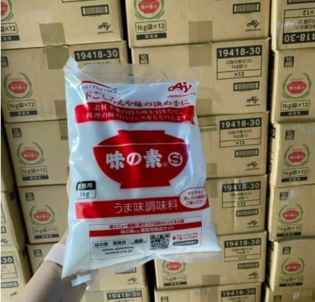 Mì chính Bột ngọt Ajinomoto Nhật Bản gói 1kg Date 2025