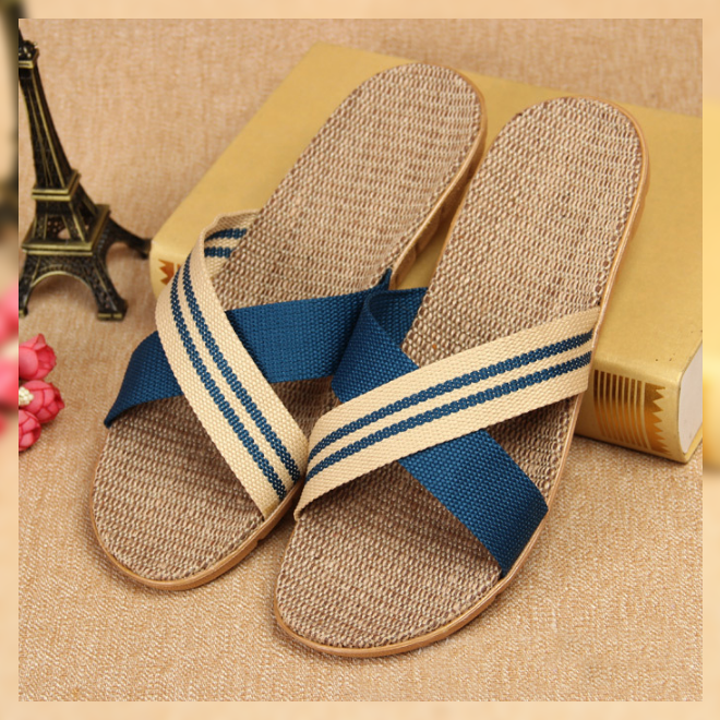 Dép cói nam nữ đi biển đi trong nhà