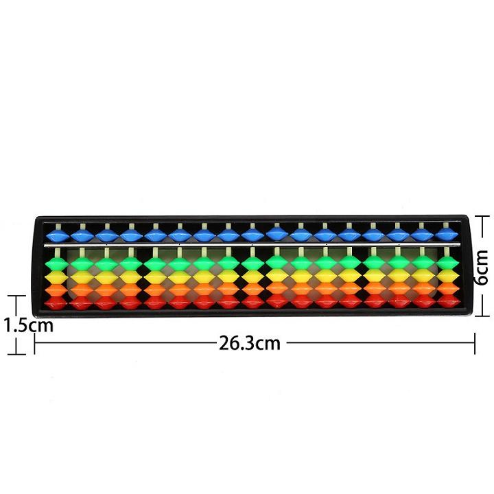Bàn tính 7 sắc cầu vồng 17 cột
