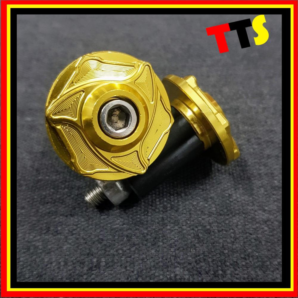 ( VÀNG TITAN ) GÙ NHÔM TAY LÁI XE MÁY SỬ DỤNG CHO TẤT CẢ CÁC LOẠI XE MÁY MÀU TITAN GR5