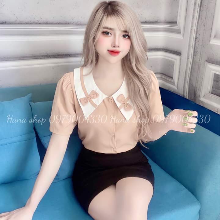Aó công sở thanh lich t0088