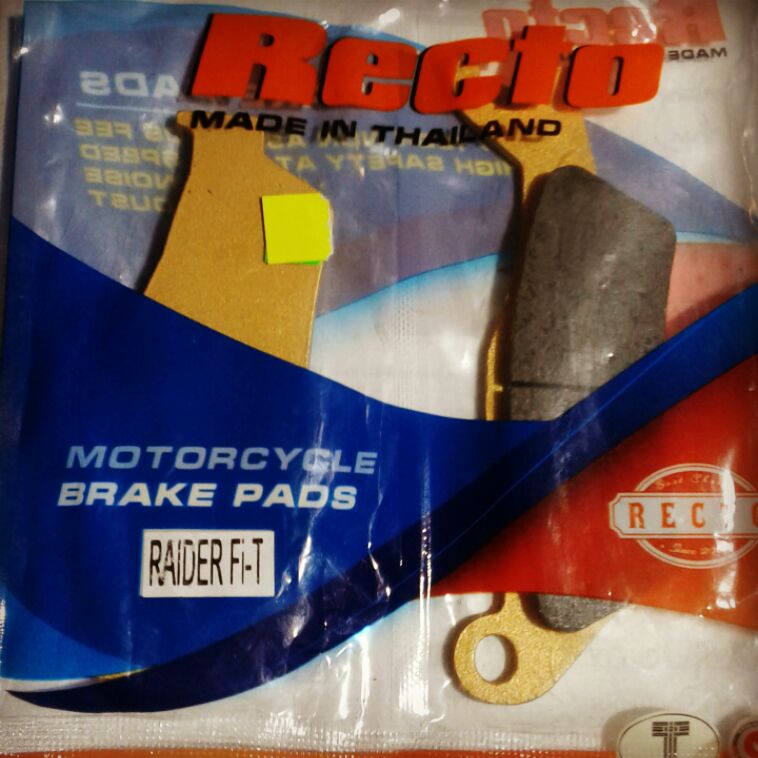 Bố thắng (má phanh) đĩa trước xe RAIDER, RAIDER FI hiệu RECTOR THAILAND.