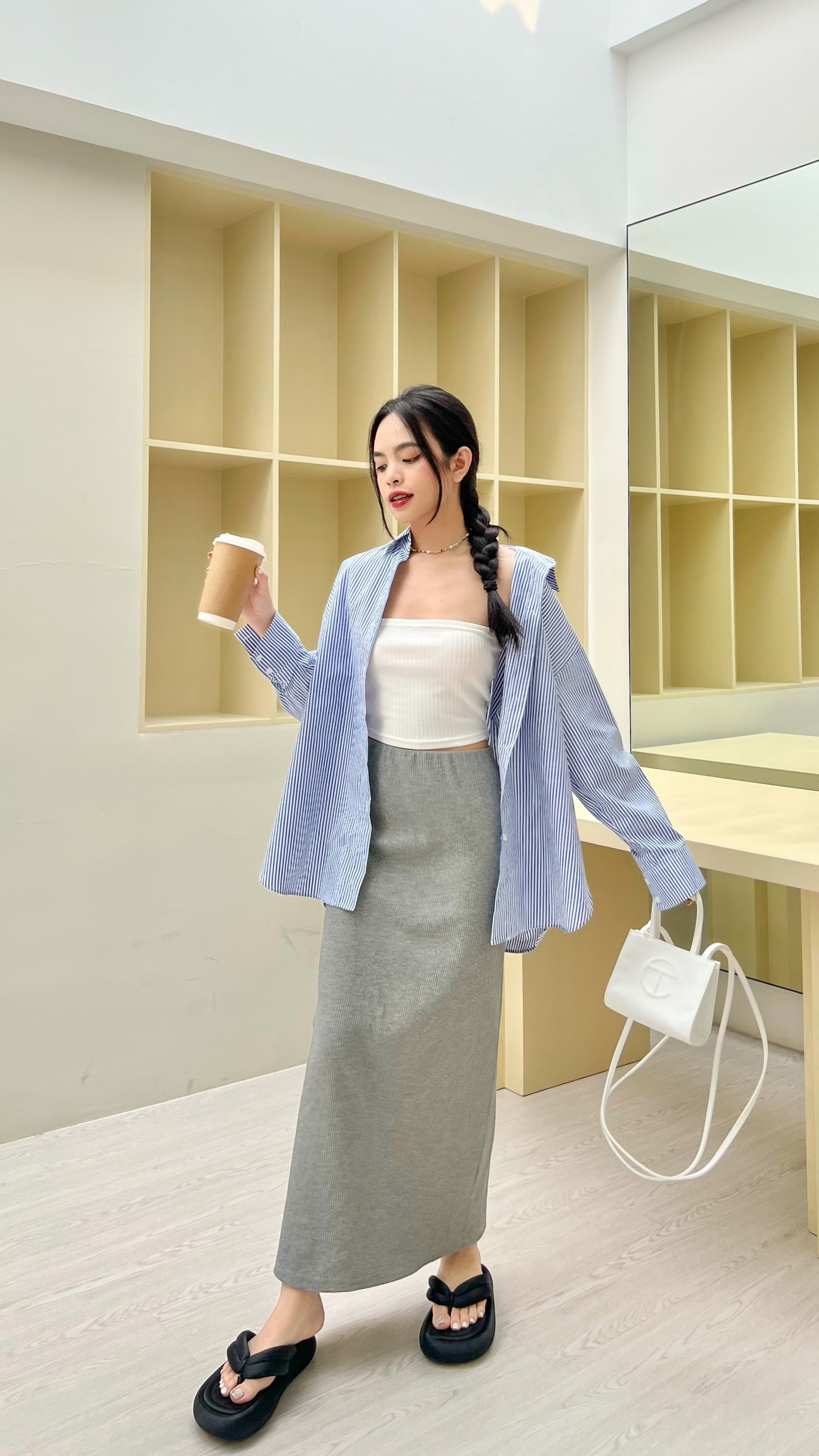 Mì - chân váy dáng ôm - vie skirt