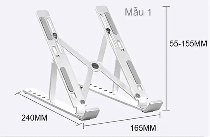 Giá đỡ LAPTOP Stand MACBOOK IPAD có thể gấp gọn điều chỉnh độ cao-Giá Đỡ laptop,ipad,kẹp ipad 1
