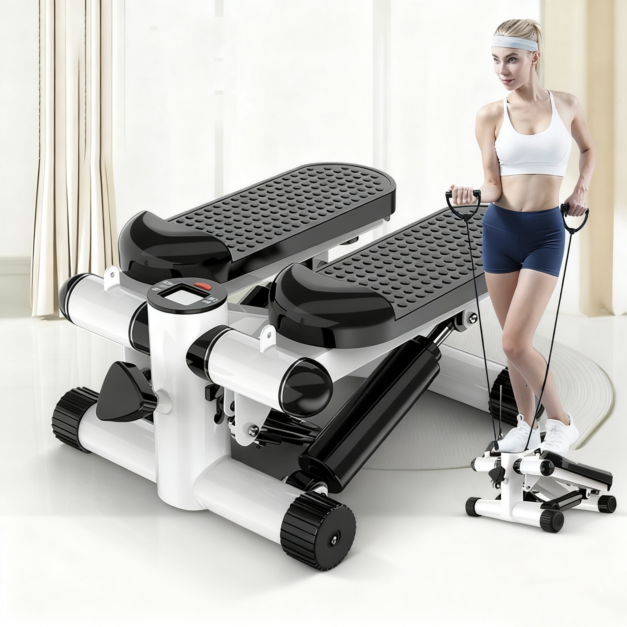 Máy tập bước đa năng tại nhà,Máy Đi Bộ Tại Chỗ Stepper Giảm Mỡ,không ồn ào,dụng cụ giảm cân