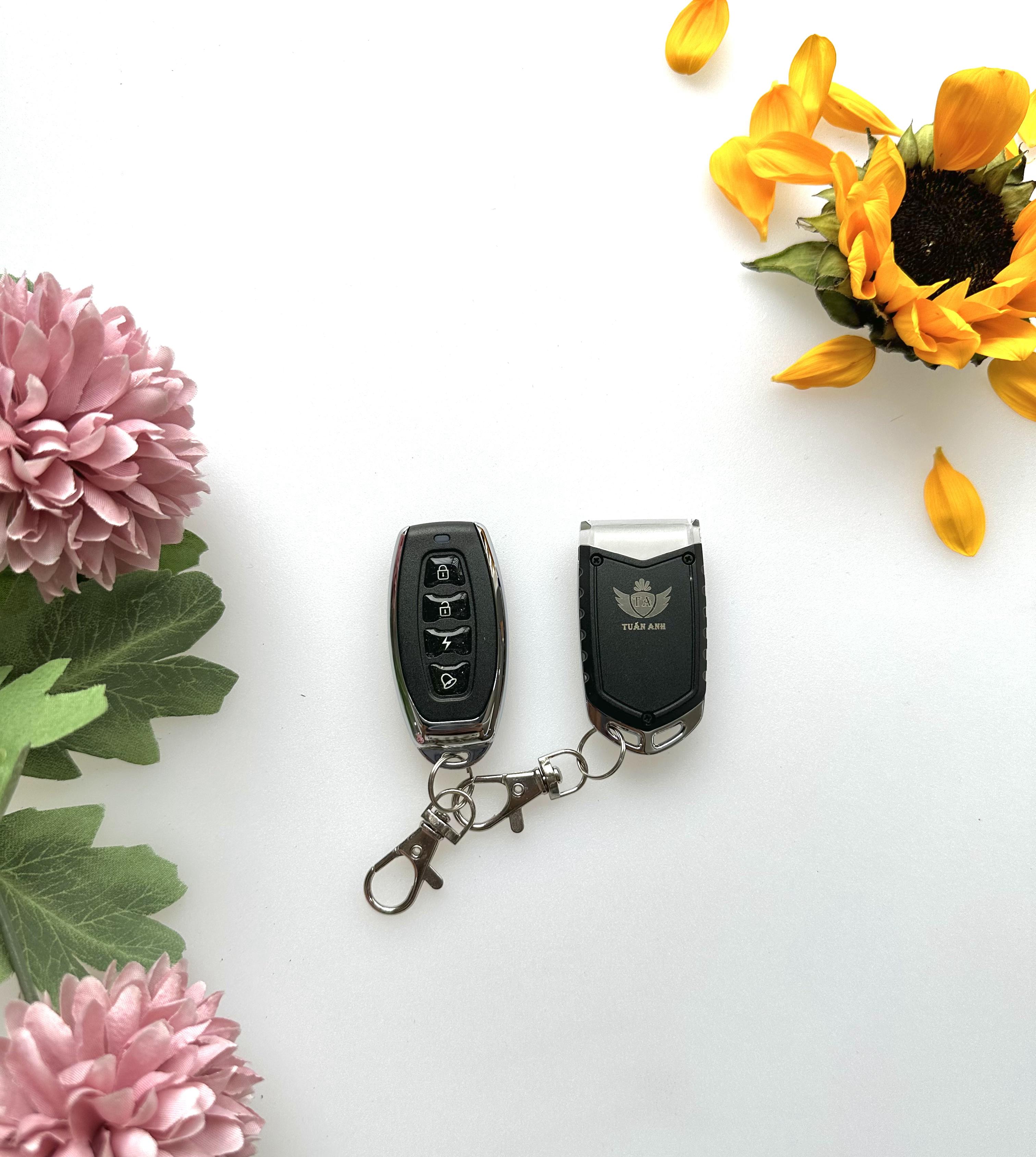 Khóa chống trộm xe máy 4 nút - remote chống nước TA-16