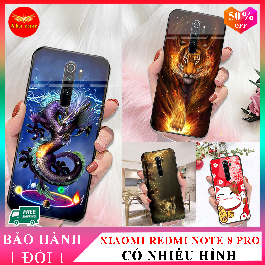 Ốp Redmi Note 8 Pro - Ốp lưng Xiaomi Redmi Note 8 pro ốp điện th0ại mặt lưng kính KÍNH IN HÌNH chống trầy xước, đẹp, ốp redmi note 8pro sắc nét siêu sang, Nâng tầm đẳng cấp