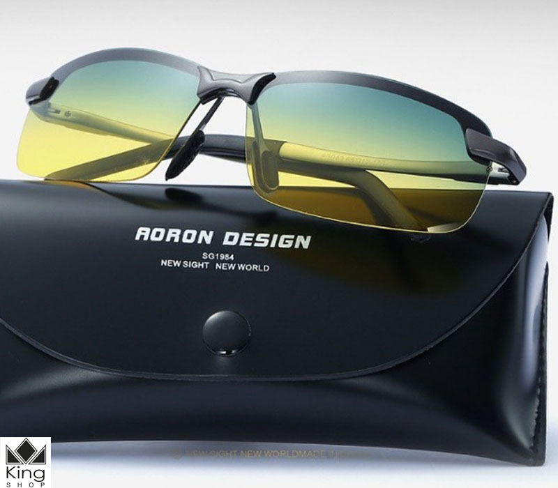 HOÀN TIỀN 15% - Kính phân cực đi đường ngày và đêm thời trang nam chất liệu hợp kim và palaroid cao cấp AORON 3043RY - Kính Mắt Kingshop - Bảo hành 12 tháng