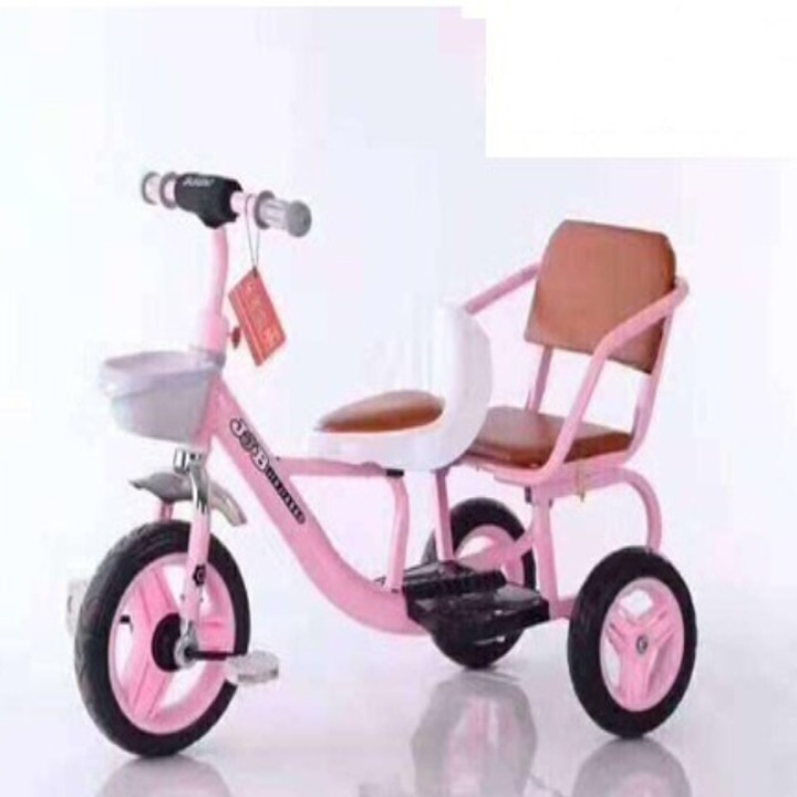 Xe đạp xích lô 2 ghế cho bé cao cấp cỡ đại cho bé