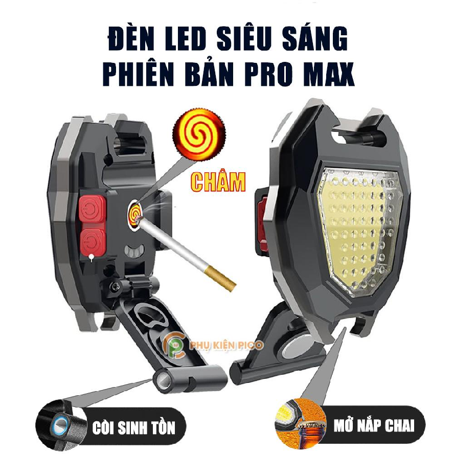 Đèn Móc Khoá Đa Năng, Đèn led siêu sáng, bóng đèn chiếu sáng màng đêm loại mini tiện dụng