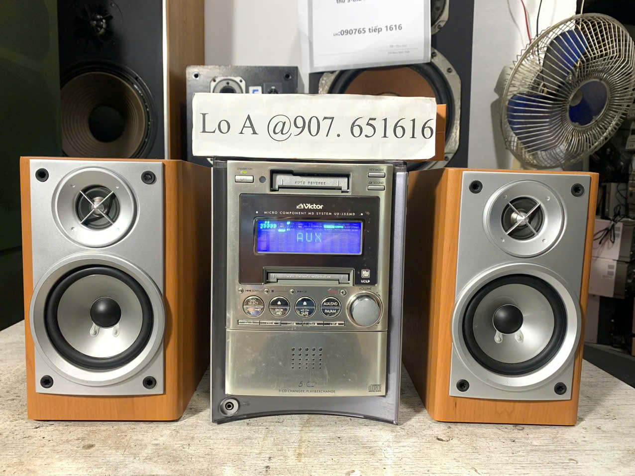 Bán bộ dàn nghe nhạc Victor CA - UXJ55MD đẹp keng hát tốt