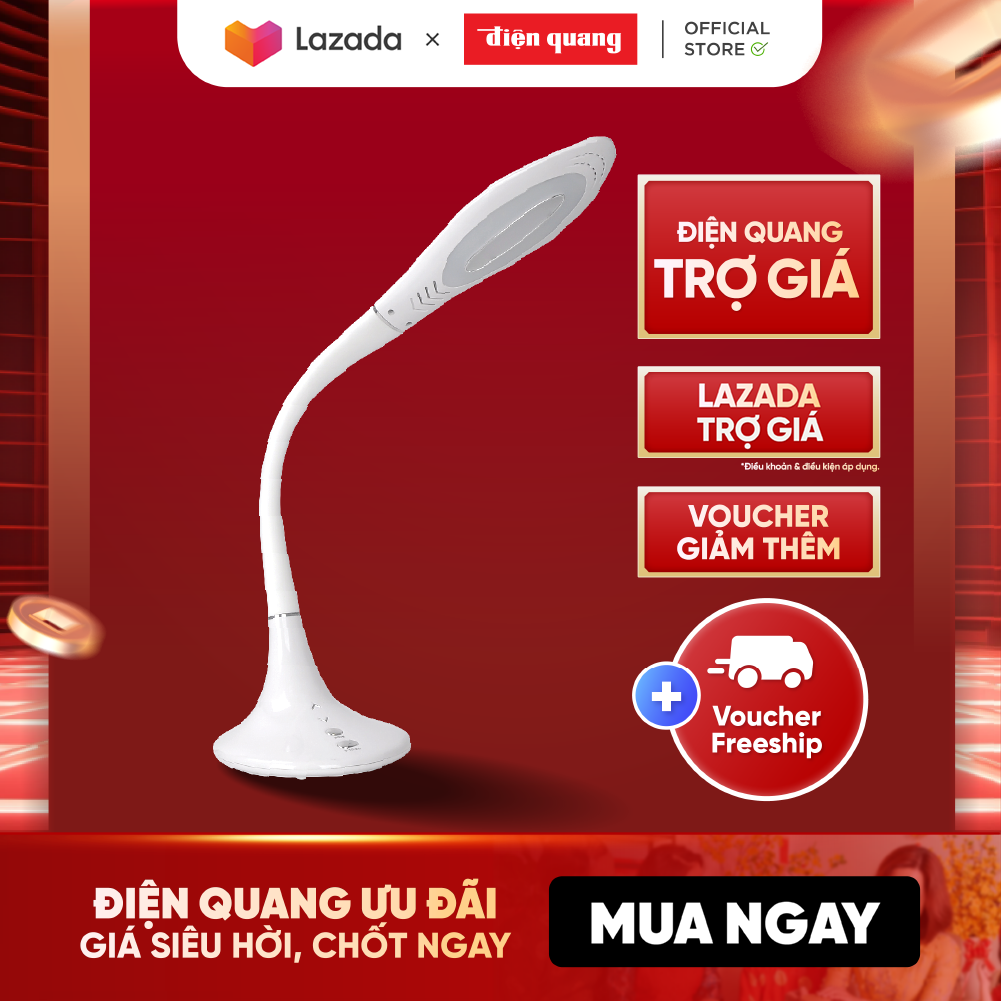Đèn bàn led điện quang đq ldl08 10w