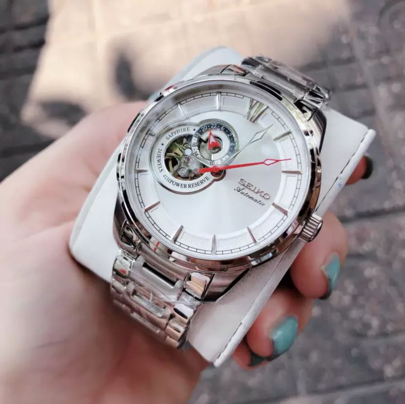 Đồng hồ cơ nam seiko automatic - bào hành 12 tháng