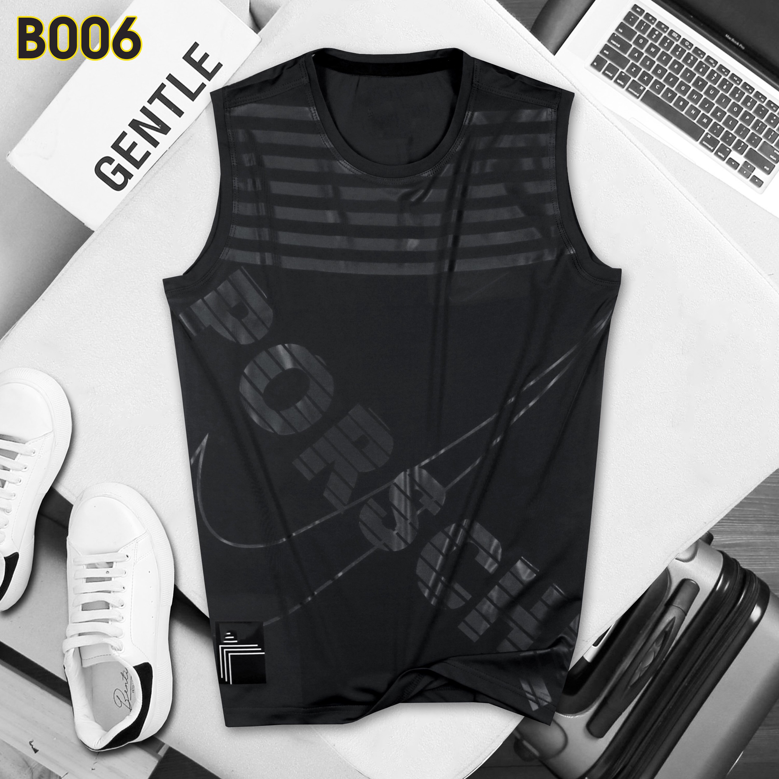 [Hàng mới về] Áo ba lỗ thể thao nam chất thun lạnh co giãn 4 chiều mã [L02] hàng VNXK