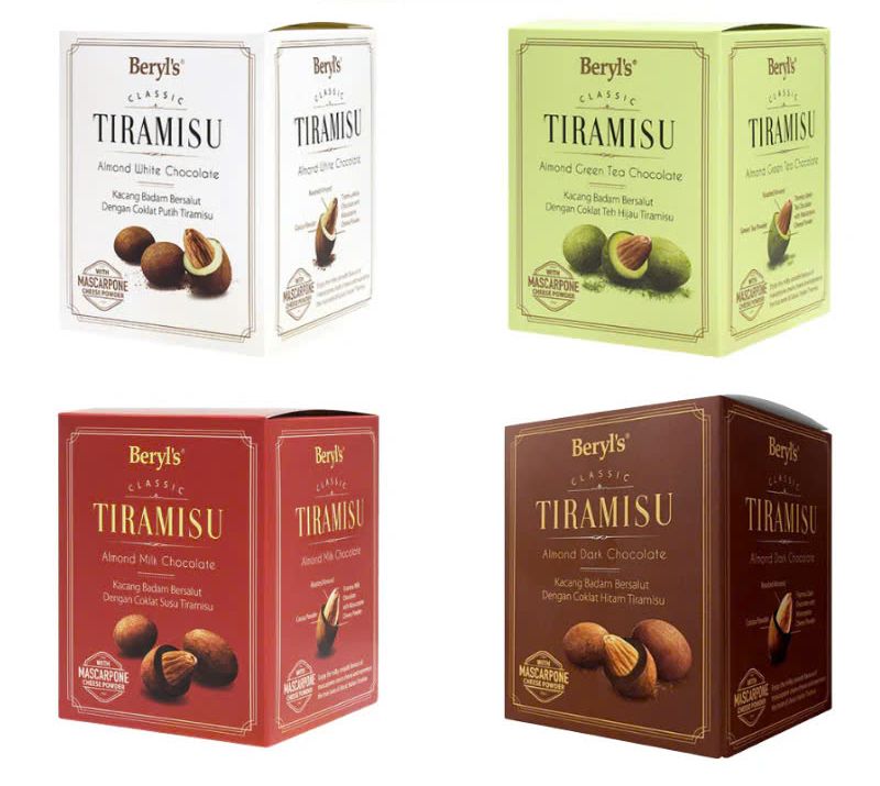 SOCOLA hạnh nhân Tiramisu Beryls hộp 65 gr