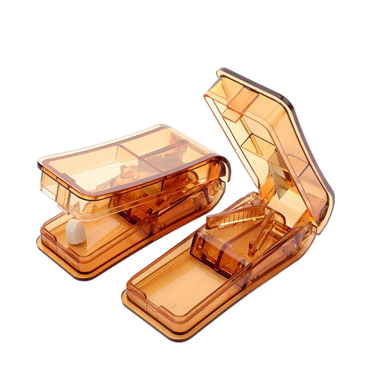 Xingwendanp 1 hộp thuốc cắt thuốc hộp thuốc dụng cụ cắt thuốc dụng cụ chia thuốc viên