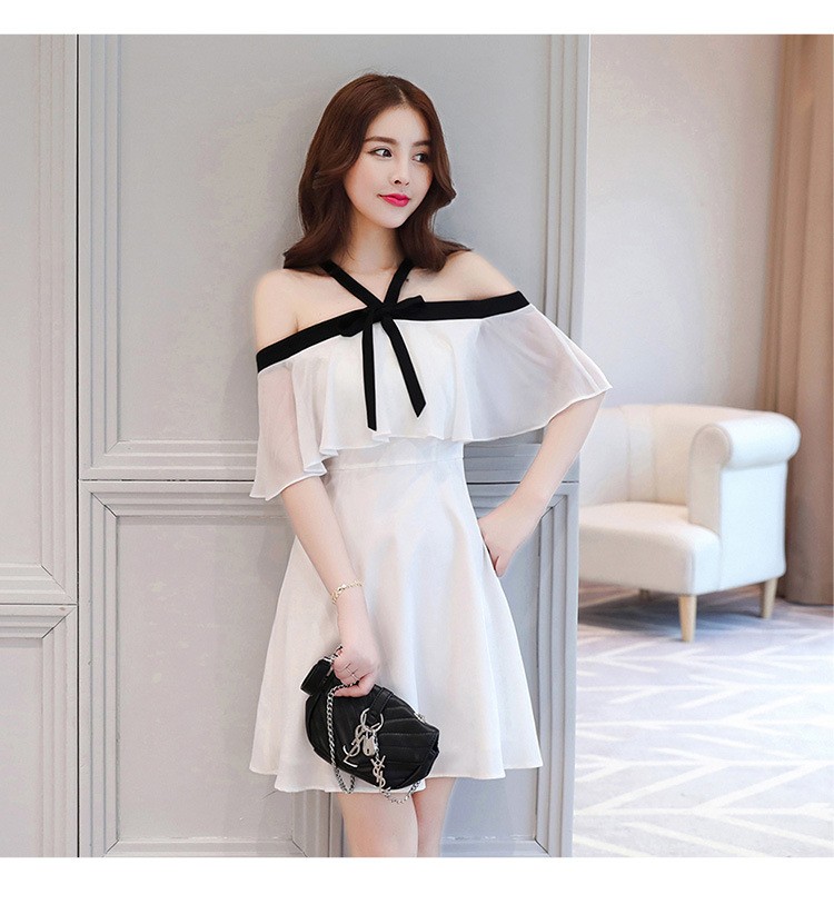 Đầm Xòe Trễ Vai Dễ Thương Dh018