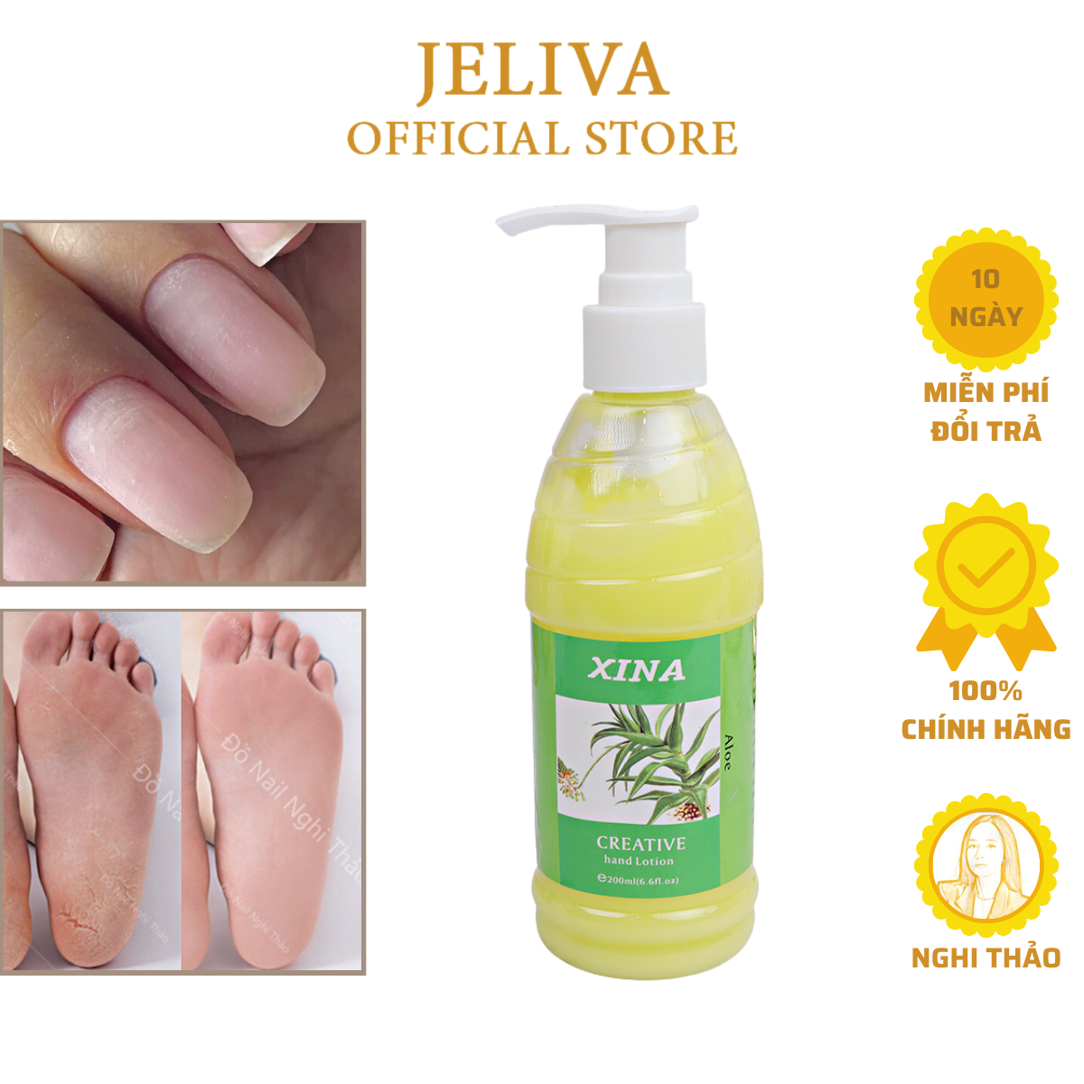 Kem mềm da nail jeliva 200ml