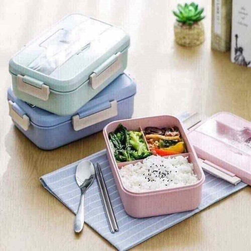 [HCM]HỘP CƠM GIỮ NHIỆT - LÀM BẰNG CHẤT LIỆU LÚA MẠCH CAO CẤP CÓ THIẾT KẾ KÈM GIÁ ĐỠ ĐIỆN THOẠI TẶNG MUỖNG ĐŨA - HỘP CƠM VĂN PHÒNG NHỎ GỌN TIỆN LỢI DỄ MANG THEO