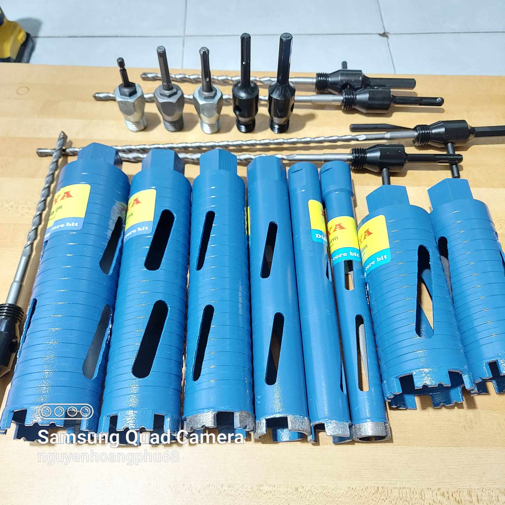 Mũi Khoan Rút Lõi Bê Tông Khô Đầu Chuyển Mũi Khoan Rút Lõi