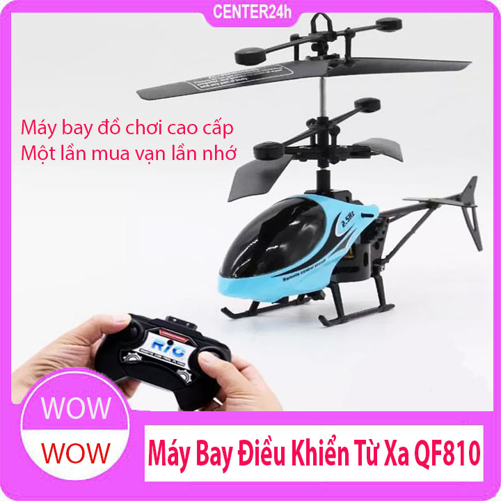 Máy bay điều khiển từ xa - Máy Bay Cảm Ứng bàn tay Tự Động - Máy bay đồ chơi điều khiển từ xa 4 cánh QF810 - center24h