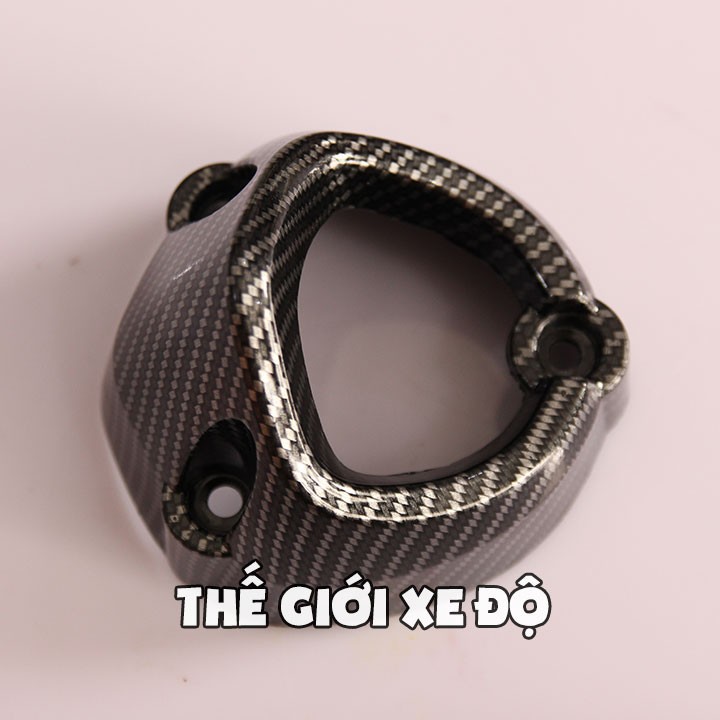 Chụp đít pô ex 150 cacbon - phụ kiện trang trí đồ chơi ốp đuôi pô xe Exciter 150 carbon