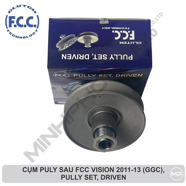 Cụm puly nồi sau FCC chính hãng cho xe Vision 2011-13 (GGC)