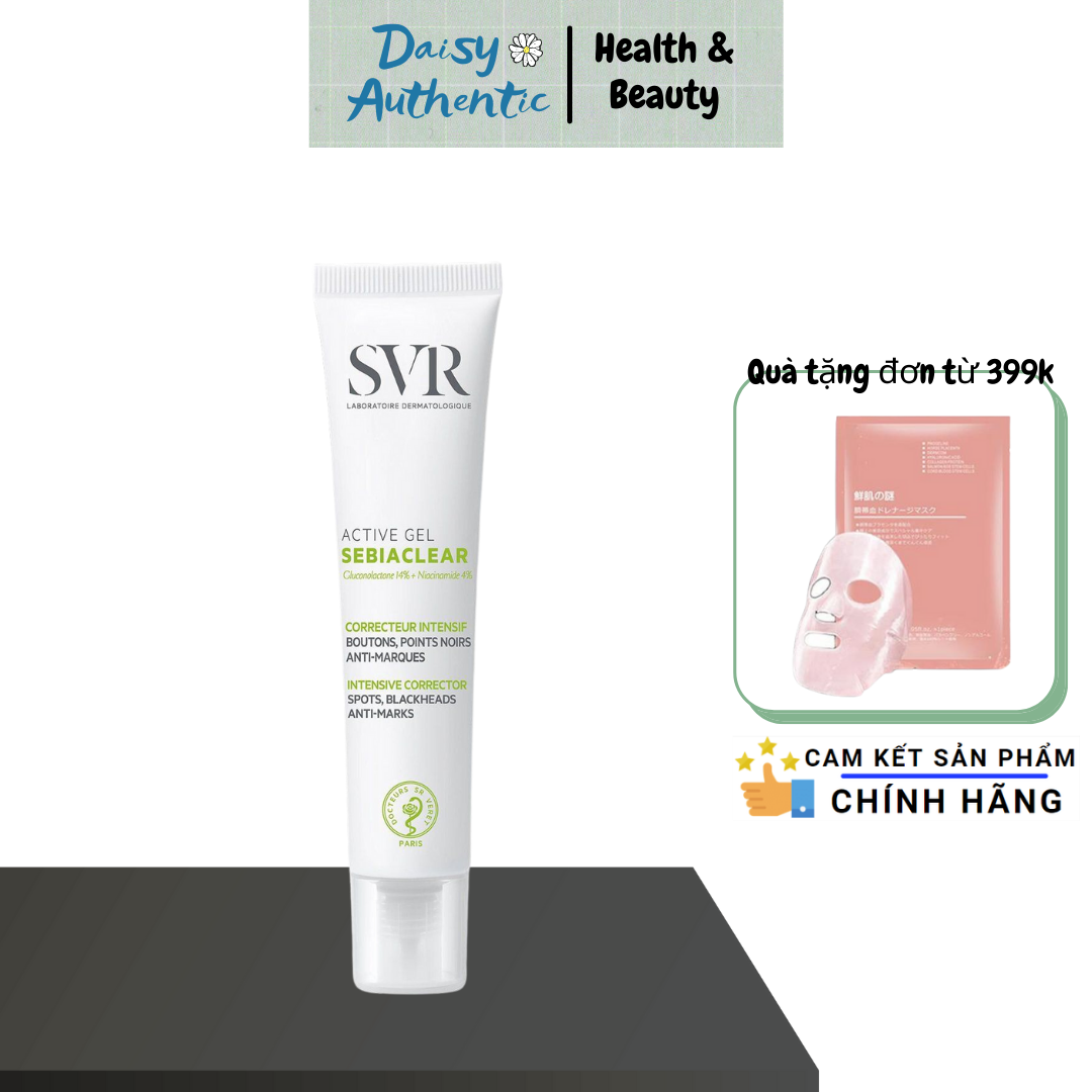 Kem dưỡng SVR Sebiaclear Active giảm dầu, ngừa mụn cho da dầu mụn