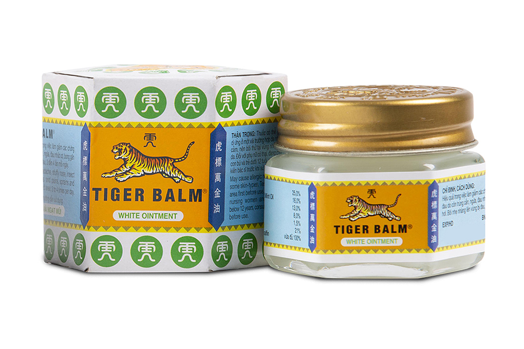 Dầu xoa tiger balm white lọ 19.4g