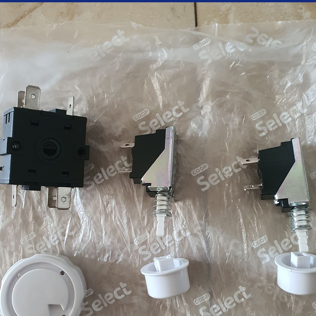 Bộ công tắc quạt hơi nước 6 món