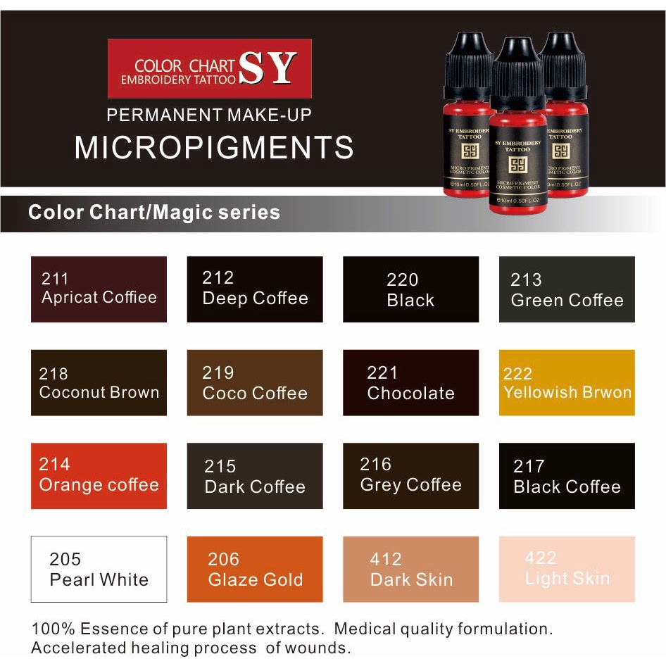 Mực phum xăm môi mày sy 10ml hàng usa - cam kết chính hãng chất lượng.