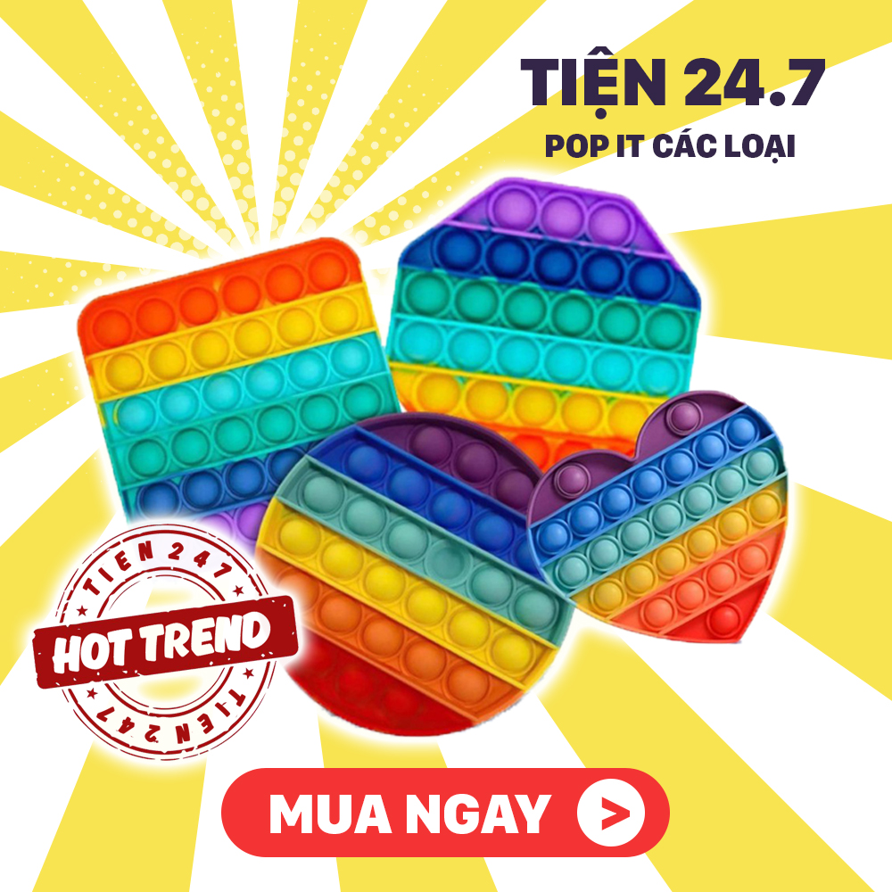 Pop it - đồ chơi pop it - bóp bong bóng - đồ chơi giáo dục - tien247
