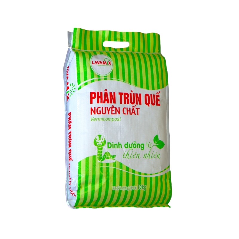 Phân Trùn Quế LAVAMIX Đã Qua Xử Lý (Túi 10 KG) - Bổ Sung Chất Dinh Dưỡng Hữu Cơ, Cải Tạo Đất Trồng - S Garden